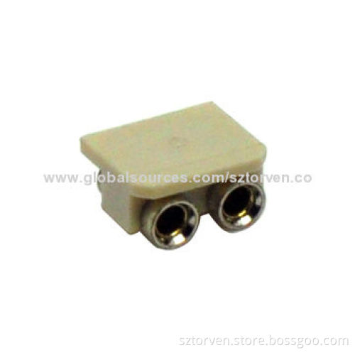 Socket connector, machined PN 2.54mm 2P surface mount with lift cap in tape & reel packing